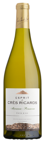 Pays d'Oc, "Esprit" roussanne-marsanne (Crès Ricards) 2023