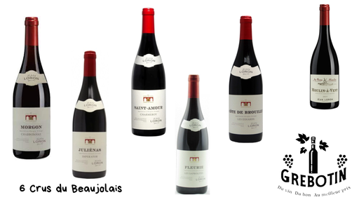 [C6Beaujolais] Carton 6 Crus Beaujolais (Loron)